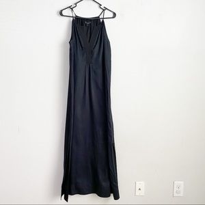 J. Crew Halted Lined Maxi Dress with high slit size S